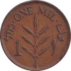 Palestine - 1 mil - Plant -...