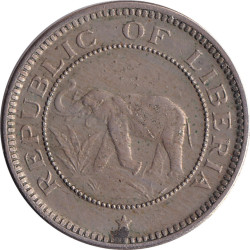 Liberia - 1/2 cent -...