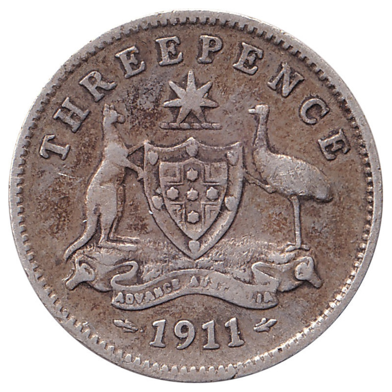 United Kingdom - 3 pence - George V - Couronne - 1911 - No1539