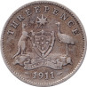 United Kingdom - 3 pence - George V - Couronne - 1911 - No1539