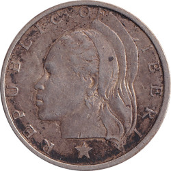 Liberia - 10 cents - Seconde tête de la République - 1961 - No1541