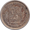Venezuela - 50 centimos - Simon Bolivar - Blason simple - Type 1 - 1954 - No1546