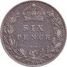 United Kingdom - 6 pence - Victoria - Buste agé - 1900 - No1548