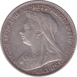United Kingdom - 6 pence - Victoria - Buste agé - 1900 - No1548