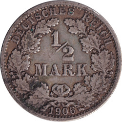 Germany - 1/2 mark -...