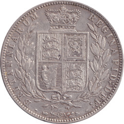 United Kingdom - 1/2 crown - Victoria - Young head - 1874 - No1521