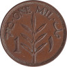 Palestine - 1 mil - Plant -  1939 - No828