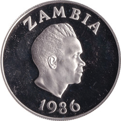 Zambia - 10 kwacha - 1986 -...