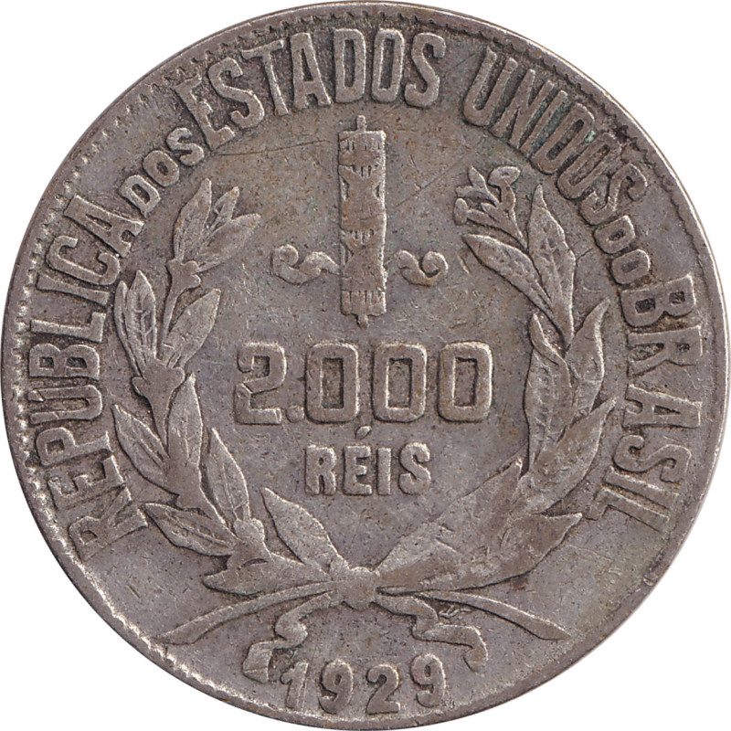 Brazil - 2000 reis - 1929 - No1592