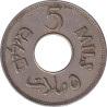 Palestine - 5 mils - Rameaux -  1935 - No782