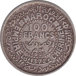Morocco - 100 francs -...