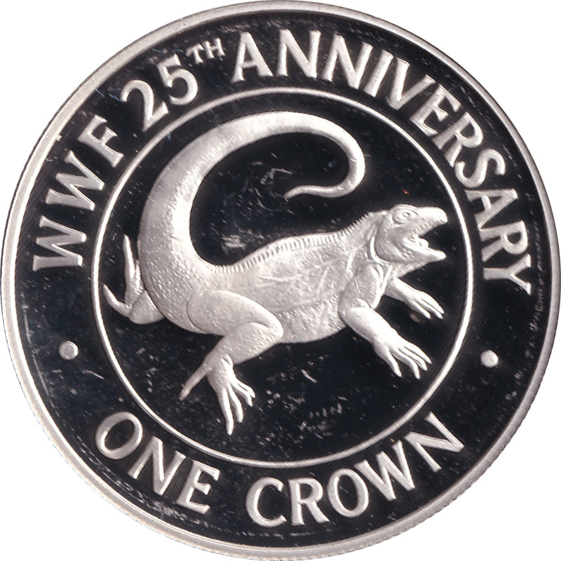 Îles Turks et Caïques - WWF 25th Anniversary - 1 crown - 1988 - No1571
