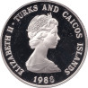 Îles Turks et Caïques - WWF 25th Anniversary - 1 crown - 1988 - No1571
