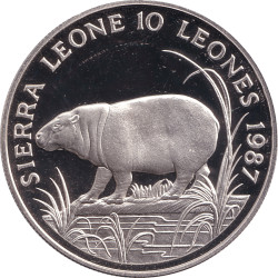 Sierra Leone - 10 leones - 1987 - No1574