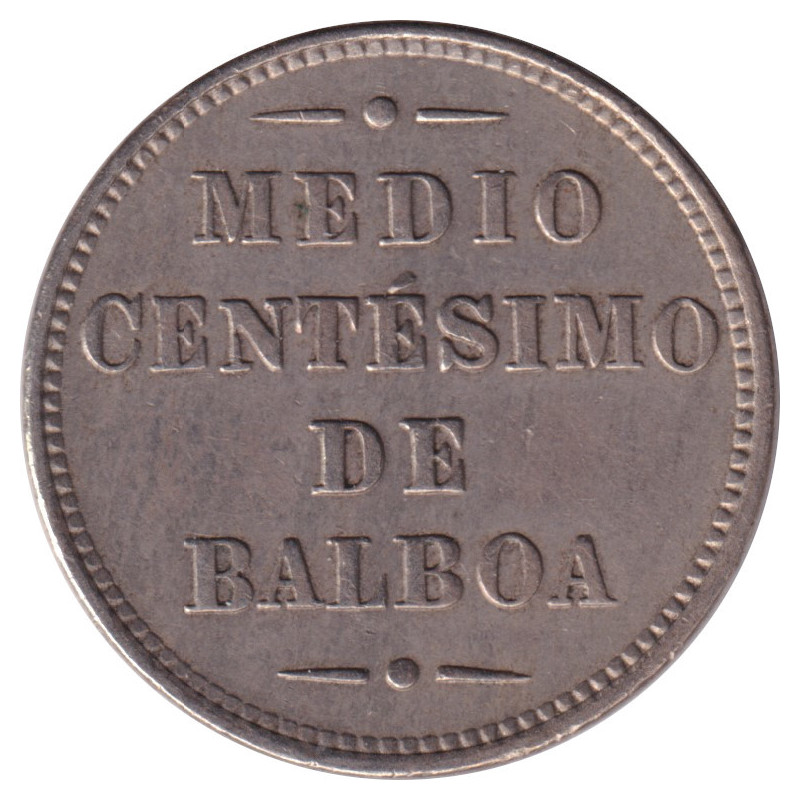 Panama - 1/2 centesimo - Balboa -  1907 - No758