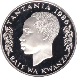 Tanzania - 100 shilingi -  Éléphant - 1986 - No1586