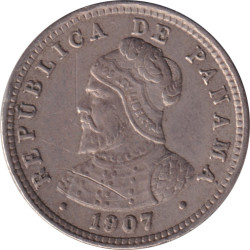 Panama - 1/2 centesimo - Balboa -  1907 - No758