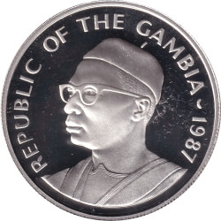 Gambia - 20 dalasis - 1987...