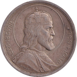 Hungary - 5 pengo - Amiral Horty - Type lourd - 1938 BP - No1617