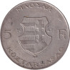 Hungary - 5 forint - Lajos Kossuth - Blason républicain - 1947 BP - No1622
