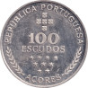 Azores - 100 escudos - Autonomy - 4 years - 1980 - No1631
