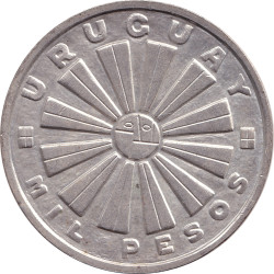 Uruguay - 1000 pesos - FAO - 1969 So - No1633