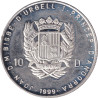 Andorra - 10 diners - Jesus on the cross - BE 1999 - No1634