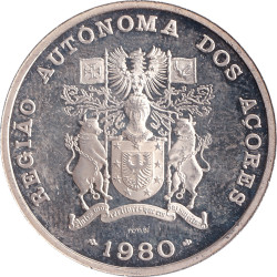 Azores - 25 escudos - Autonomie - 4 years - BE 1980 - No1638