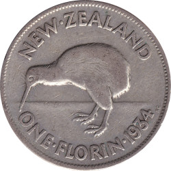 New Zealand - 1 florin -...