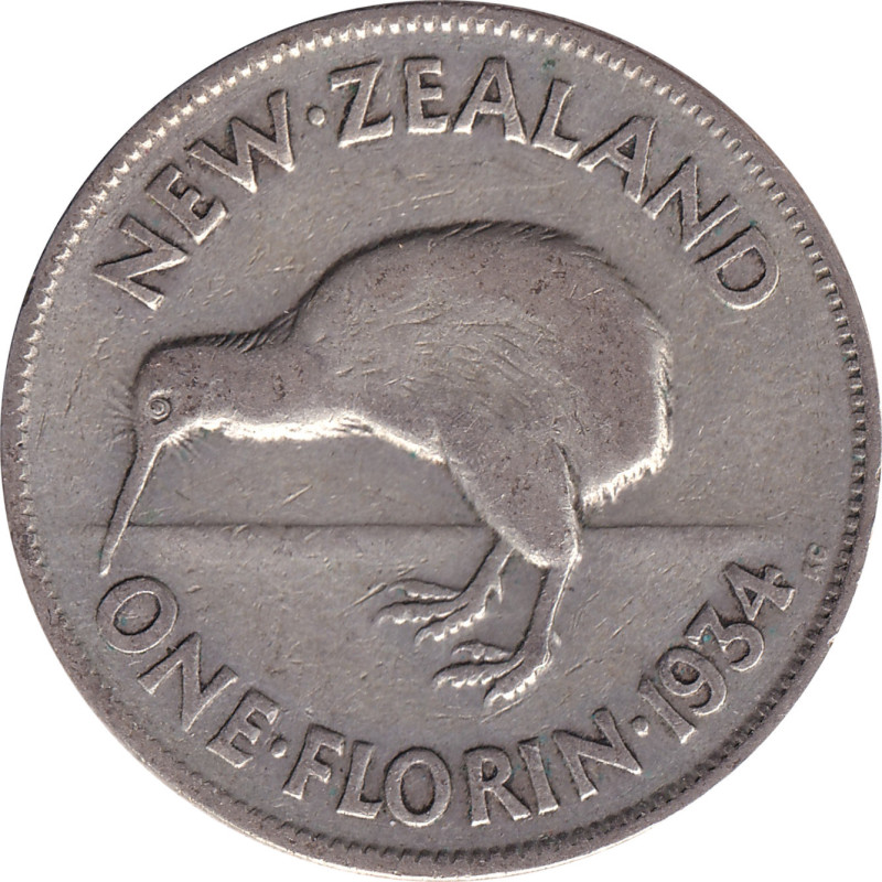 New Zealand - 1 florin - George V - 1934 - No1642