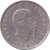 Italy - 1 lira - Victor Emmanuel II - Shield - 1863 M - No1651