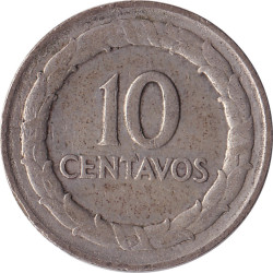 Colombia - 10 centavos - Santander - Grande tête - 1945 B - No1663