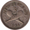 New Zealand - 3 pence - George V - 1934 - No1664