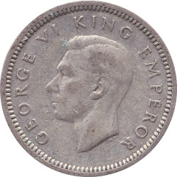New Zealand - 3 pence - George VI - 1937 - No1665