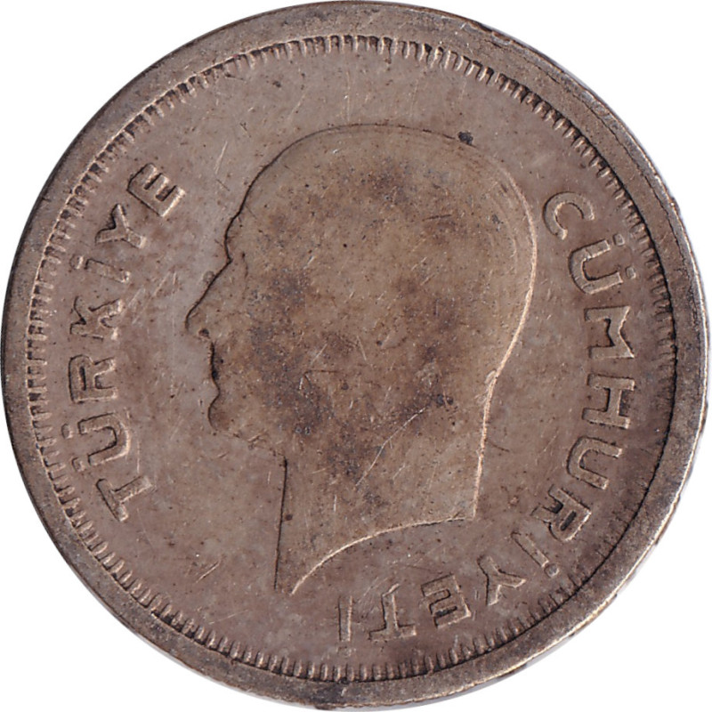 Turkey - 25 kurus - Mustafa Kemal - 1935 - No1667