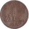 Turkey - 25 kurus - Mustafa Kemal - 1935 - No1667