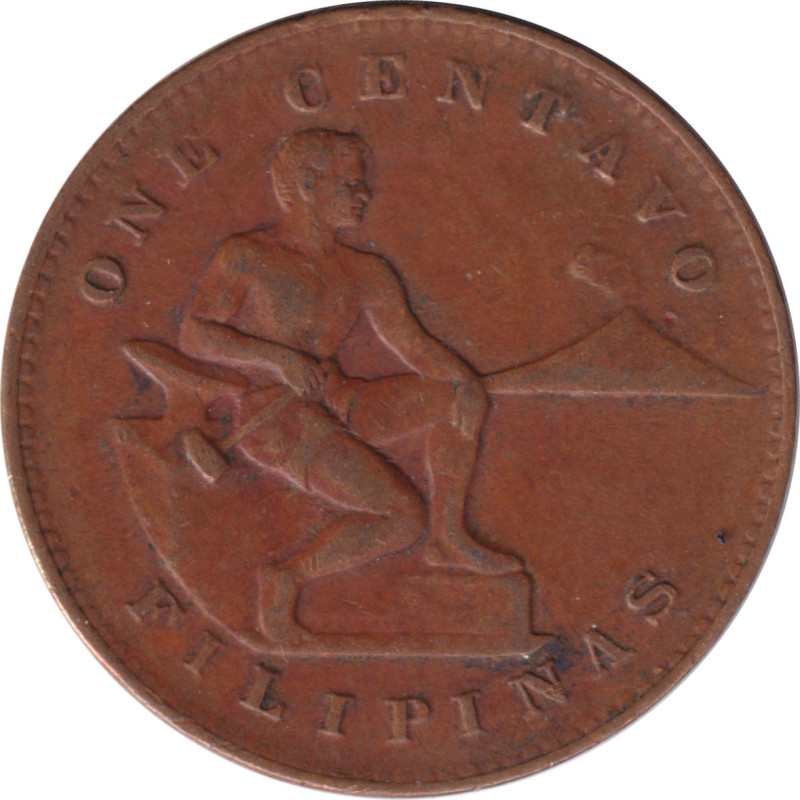Pilipinas - 1 centavo - Emblème du Commonwealth -  1944 S - No710