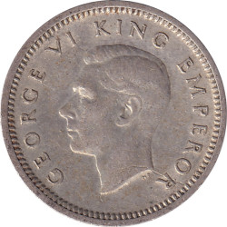New Zealand - 3 pence -...