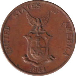 Pilipinas - 1 centavo - Emblème du Commonwealth -  1944 S - No710