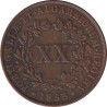 Portugal - 20 reis - Marie II -  1853 - No620