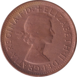 Australia - 1/2 penny - Elizabeth II -  1961 - No726