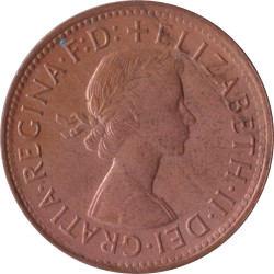 Australia - 1/2 penny - Elizabeth II -  1961 - No728