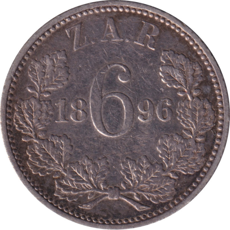 South Africa - 6 pence - Krugger - 1896 - No573