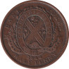Canadian Provinces - 1/2 penny - Banque de Montréal - Front view - 1844 - No735