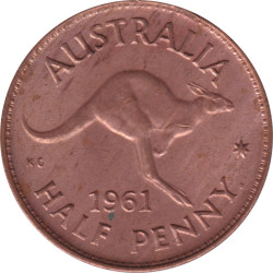 Australia - 1/2 penny -...