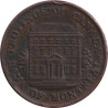 Canadian Provinces - 1/2 penny - Banque de Montréal - Front view - 1844 - No736