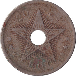 Belgisch Congo - 20 centimes - Star - 1908 - No800