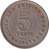 Malaya & Borneo - 5 cents - Elizabeth II - 1957 - No751